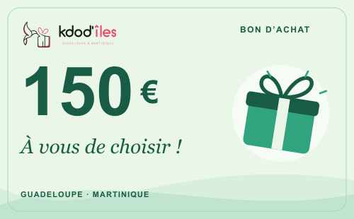 Bon d’achat KDO D’ÎLES de 150 €