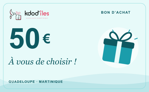 Bon d’achat KDO D’ÎLES de 50 €